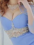 画像22: sugarxARコラボカラー・XSサイズあり【ANGEL R/エンジェルアール】レーススリーブ/ 七分袖/ 長袖/ 袖あり/ デコルテウエストスパンコールビジュー/ アメスリ/ タイト/ ミニドレス/ キャバドレス[OF2] (22)