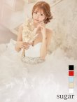 画像3: 【ANGEL R/エンジェルアール】ベア/ ウェディング/ バースデー/ プリンセス/ アッパーギャザービジュー/ フリル/ ロングドレス/ キャバドレス long[OF2] (3)