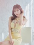 画像6: 【ANGEL R/エンジェルアール】アメスリ/ フラワーネック/ デコルテチェーン/ ビジュー/ タイト/ ミニドレス/ キャバドレス[OF2] (6)