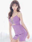 画像29: XSサイズあり【ANGEL R/エンジェルアール】バストカット/ キャミソール/ スパンコール/ ビジュー/ ワンカラー/ タイト/ ミニドレス/ キャバドレス[OF2] (29)