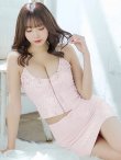 画像23: sugarコラボ商品☆XSサイズあり【ANGEL R/エンジェルアール】スパンコール/ フロントジップ/ キャミ/ タイト/ マイクロミニドレス/ キャバドレス[OF2] (23)