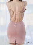 画像8: XSサイズあり【ANGEL R/エンジェルアール】アッパーレース/ バストシースルー/ ビジュー/ キャミソール/ タイト/ ミニドレス/ キャバドレス[OF2] (8)