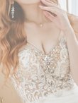 画像9: XSサイズあり【ANGEL R/エンジェルアール】アッパーレース/ バストシースルー/ ビジュー/ キャミソール/ タイト/ ミニドレス/ キャバドレス[OF2] (9)