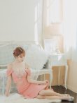 画像7: XSサイズあり【ANGEL R/エンジェルアール】バストフラワーレース/ ビジュー/ セパレート/ オフショル/ マーメイド/ ミディアムドレス/ キャバドレス[OF2] (7)