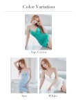 画像16: XSサイズあり【ANGEL R/エンジェルアール】グラデーションビジュー/ ショルダーチェーン/ ワンカラー/ タイト/ キャミソール/ ミニドレス/ キャバドレス[OF2] (16)