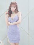 画像17: XSサイズあり【ANGEL R/エンジェルアール】クロスラインビジュー/ チェック/ キャミソール/ タイト/ ミニドレス/ キャバドレス[OF2] (17)
