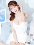 画像1: XSサイズあり【ANGEL R/エンジェルアール】 アッパーフリル/ バストウエストビジュー/ セパレート/ フレア/ マイクロミニ/ ミニドレス/ キャバドレス[OF2] (1)