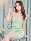 画像18: XSサイズあり【ANGEL R/エンジェルアール】バストビジュー/ ファスナー/ キャミソール/ セパレート/ マイクロミニ/ タイト/ ミニドレス/ キャバドレス[OF2] (18)