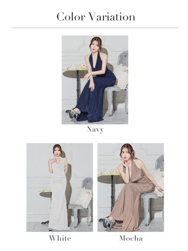 画像28: 【ANGEL R/エンジェルアール】ドレープ/ バックレースアップ/ タック/ タイト/ ロングドレス/ キャバドレス long[OF2] (28)