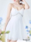画像11: XSサイズあり【ANGEL R/エンジェルアール】パールチェーン/ バストビジュー/ キャミソール/ フレア/ ミニドレス/ キャバドレス[OF2] (11)
