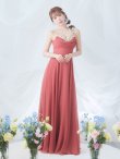 画像8: 【ANGEL R/エンジェルアール】バストビジュー/ ビーズ/ フロントタック/ キャミソール/ フレア/ ワンカラー/ ロングドレス/ キャバドレス long[OF2] (8)