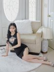 画像23: XSサイズあり【ANGEL R/エンジェルアール】バストカット/ ビジュー/ ウエストマーク/ ノースリーブ/ タイト/ ミニドレス/ キャバドレス[OF2] (23)