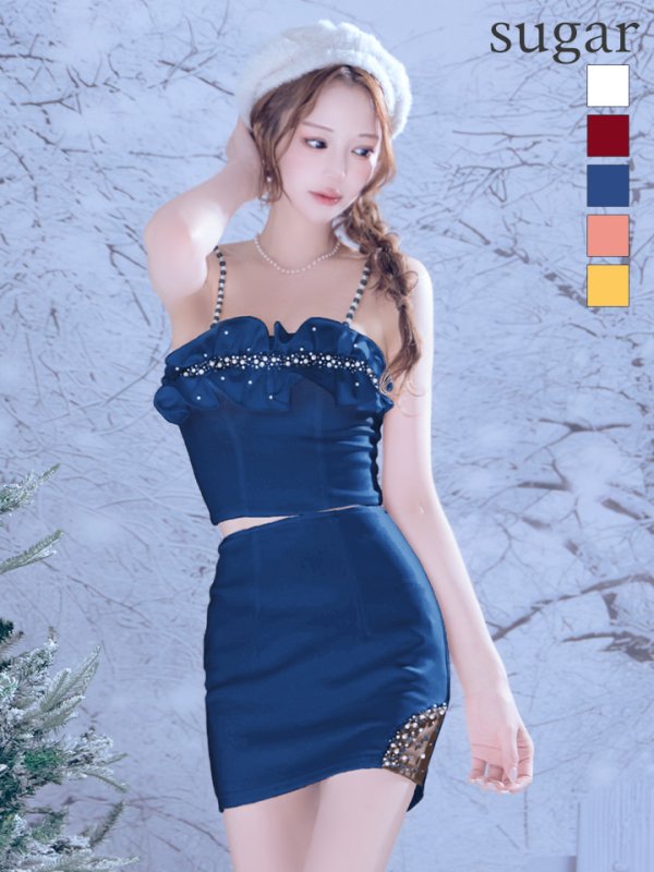 ラピスブルー　モデル：れみれみ　身長：163cm　着用サイズ：Sサイズ