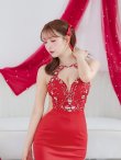 画像12: XSサイズあり【ANGEL R/エンジェルアール】アッパーフラワーレース/ アメスリデザイン/ ビジュー/ タイト/ ミニドレス/ キャバドレス[OF2] (12)