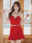 画像9: XSサイズあり【ANGEL R/エンジェルアール】バストツイストデザイン/ デコルテビジュー/ セパレートスタイル/ マイクロミニ/ ミニドレス/ キャバドレス[OF2] (9)
