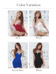 画像25: XSサイズあり【ANGEL R/エンジェルアール】バックビジュー/ パールチェーン/ メッシュ/ ビジュー/ タイト/ ミニドレス/ キャバドレス[OF2] (25)
