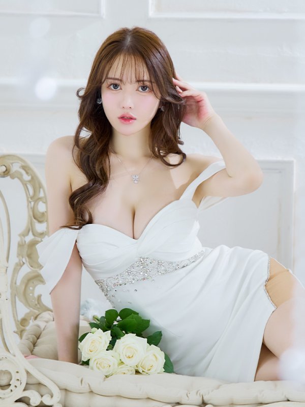 画像10: XSサイズあり【ANGEL R/エンジェルアール】バストクロス/ ウエストビジュー/ オフショル/ シアー/ タイト/ ミニドレス/ キャバドレス[OF2] (10)