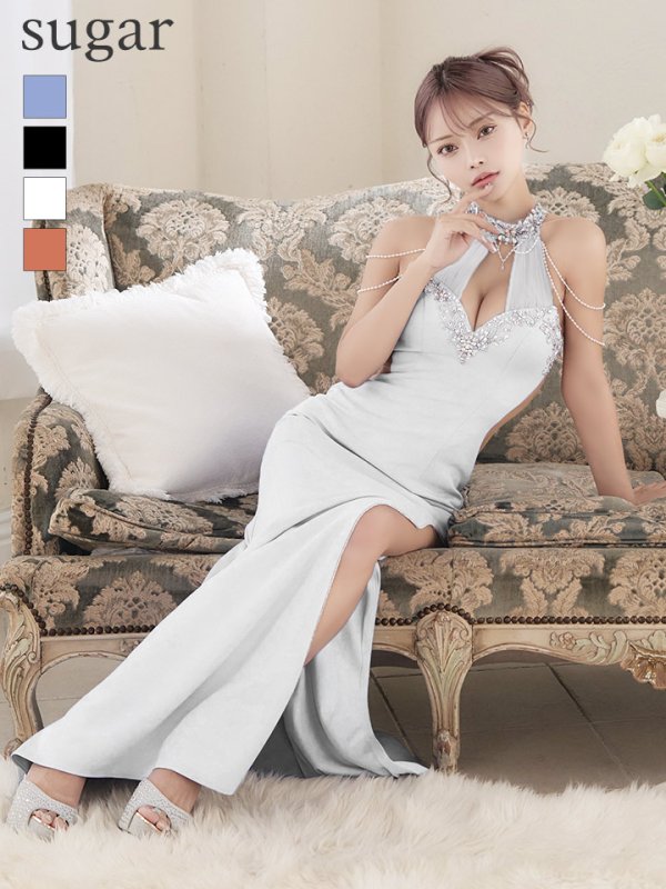 ホワイト モデル：如月れい　身長：156cm　着用サイズ：Sサイズ