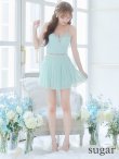 画像10: XSサイズあり【ANGEL R/エンジェルアール】バストストーンビジュー/ セパレート/ キャミソール/ セットアップ/ プリーツシフォンスカート/ フレア/ マイクロミニ/ ミニドレス/ キャバドレス[OF2] (10)