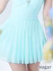 画像11: XSサイズあり【ANGEL R/エンジェルアール】バストストーンビジュー/ セパレート/ キャミソール/ セットアップ/ プリーツシフォンスカート/ フレア/ マイクロミニ/ ミニドレス/ キャバドレス[OF2] (11)