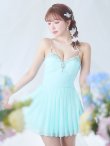 画像3: XSサイズあり【ANGEL R/エンジェルアール】バストストーンビジュー/ セパレート/ キャミソール/ セットアップ/ プリーツシフォンスカート/ フレア/ マイクロミニ/ ミニドレス/ キャバドレス[OF2] (3)