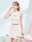 画像23: XSサイズあり【ANGEL R/エンジェルアール】バストスカートカット/ ビジュー/ セパレート/ タイト/ マイクロミニ/ ミニドレス/ キャバドレス[OF2] (23)