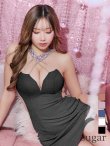 画像8: XSサイズあり【ANGEL R/エンジェルアール】 デコルテバックビジュー/ ラメ/ タイト/ ミニドレス/ キャバドレス[OF2] (8)