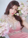 画像17: 【ANGEL R/エンジェルアール】 フロントアッパービジュー/ ウエストカット/ ノースリーブ/ スリット/ タイト/ ロングドレス/ キャバドレス long[OF2] (17)