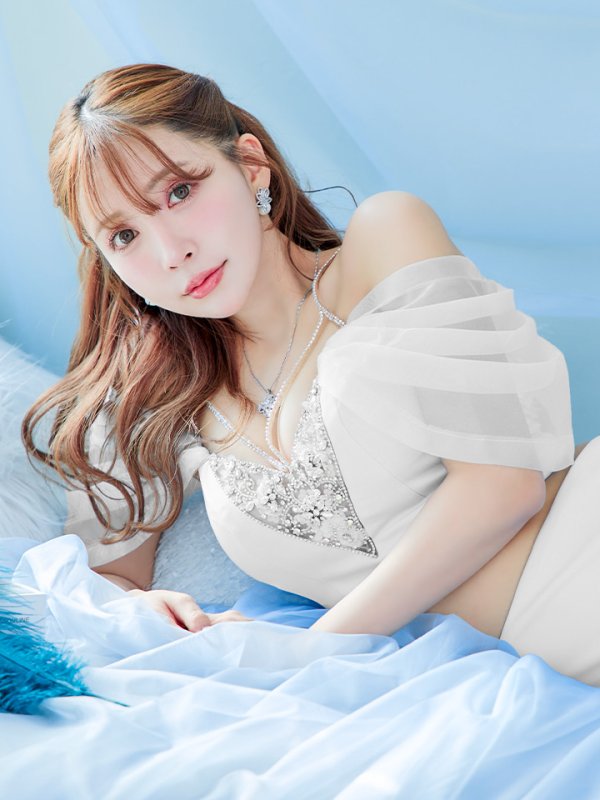 画像27: XSサイズあり【ANGEL R/エンジェルアール】バストスパンコールビジュー/ フラップボタン/ シースルーレース/ オフショルダー/ セパレート/ マイクロミニ/ タイト/ ミニドレス/ キャバドレス[OF2] (27)