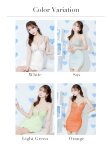 画像29: XSサイズあり【ANGEL R/エンジェルアール】フロントアッパーレースフラワー/ ビジュー/ シアー/ キャミソール/ タイト/ ミニドレス/ キャバドレス[OF2] (29)