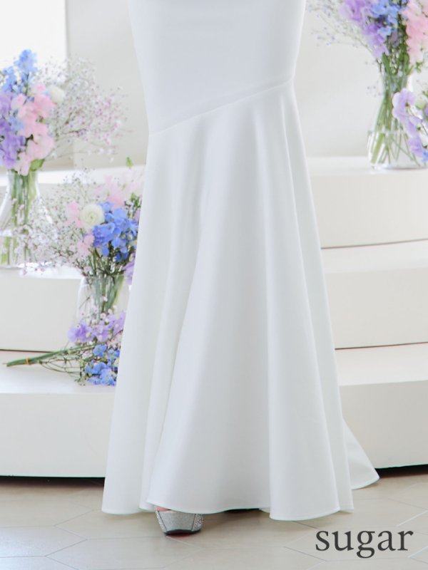 画像13: 【ANGEL R/エンジェルアール】アッパーフラワーレース/ ビジュー/ バストシアー/ キャミソール/ マーメイド/ ロングドレス/ キャバドレス long[OF2] (13)