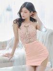 画像23: XSサイズあり【ANGEL R/エンジェルアール】フラワーレース/ バストレースアップ/ パールビジュー/ ワンカラー/ タイト/ ミニドレス/ キャバドレス[OF2] (23)