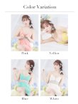 画像32: XSサイズあり【ANGEL R/エンジェルアール】ウエストパール/ ビジュー/ キャミソール/ シフォン/ フレア/ ミニドレス/ キャバドレス[OF2] (32)