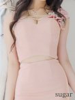 画像21: XSサイズあり【ANGEL R/エンジェルアール】アシンメトリーショルダー/ パールビジュー/ セパレート/ マーメイド/ ラメ/ ミディアムドレス/ キャバドレス[OF2] (21)