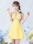 画像8: XSサイズあり【ANGEL R/エンジェルアール】アメスリ/ デコルテビジュー/ カットアウト/ シアー/ フレア/ ミニドレス/ キャバドレス[OF2] (8)