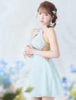 画像11: XSサイズあり【ANGEL R/エンジェルアール】アメスリ/ デコルテビジュー/ カットアウト/ シアー/ フレア/ ミニドレス/ キャバドレス[OF2] (11)