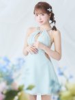 画像7: 【予約商品/5月中旬-5月下旬発送予定】XSサイズあり【Angel R/エンジェルアール】アメスリ/ デコルテビジュー/ カットアウト/ シアー/ フレア/ ミニドレス/ キャバドレス (7)