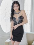 ブラック モデル：ぴょな　身長：160cm　着用サイズ：Sサイズ