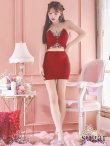 画像26: XSサイズあり【ANGEL R/エンジェルアール】 ホルターネック/ セパレート/ ワンカラー/ ビジュー/ ストレッチ/ ノースリーブ/ タイト/ ミニドレス/ キャバドレス[OF2] (26)