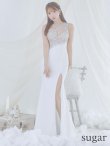 画像7: 【ANGEL R/エンジェルアール】アッパービジュー/ バストカット/ メッシュ/ ワンカラー/ ワンショルダー/ タイト/ ロングドレス/ キャバドレス long[OF2] (7)