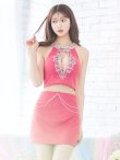 画像8: XSサイズあり【ANGEL R/エンジェルアール】オープンバスト/ デコルテビジュー/ アメスリ/ チェーン/ セパレート/ マイクロミニ/ タイト/ ミニドレス/ キャバドレス[OF2] (8)