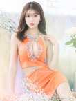 画像15: XSサイズあり【ANGEL R/エンジェルアール】オープンバスト/ デコルテビジュー/ アメスリ/ チェーン/ セパレート/ マイクロミニ/ タイト/ ミニドレス/ キャバドレス[OF2] (15)
