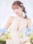 画像3: sugarオリジナルカラー・XSサイズあり【ANGEL R/エンジェルアール】デコルテパールチェーン/ フラワーデザイン/ フレア/ ミニドレス/ キャバドレス[OF2] (3)