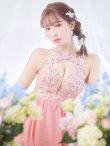 画像8: sugarオリジナルカラー・XSサイズあり【ANGEL R/エンジェルアール】デコルテパールチェーン/ フラワーデザイン/ フレア/ ミニドレス/ キャバドレス[OF2] (8)