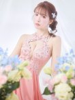 画像12: sugarオリジナルカラー・XSサイズあり【ANGEL R/エンジェルアール】デコルテパールチェーン/ フラワーデザイン/ フレア/ ミニドレス/ キャバドレス[OF2] (12)
