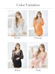 画像26: XSサイズあり【ANGEL R/エンジェルアール】フラワービジュー/ ドットシースルー/ ロングスリーブ/ タイト/ ミニドレス/ キャバドレス[OF2] (26)
