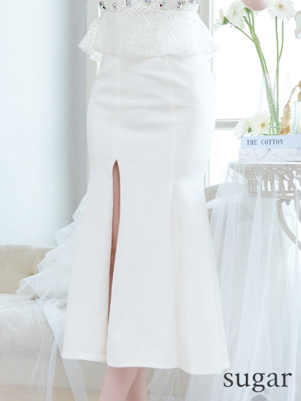 画像16: 【ANGEL R/エンジェルアール】レース/ ペプラムデザイン/ フラワービジュー/ ミディアム/ ロングドレス/ キャバドレス long[OF2] (16)