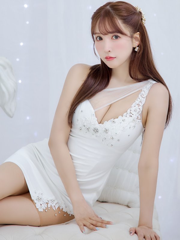 画像17: XSサイズあり【ANGEL R/エンジェルアール】フラワーレース/ メッシュ/ ワンショルダー/ ビジュー/ ワンカラー/ タイト/ ミニドレス/ キャバドレス[OF2] (17)