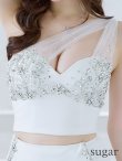 画像21: XSサイズあり【ANGEL R/エンジェルアール】ビジュー刺繍/ バストカット/ ワンショル/ ポケット付き/ セパレート/ セットアップ/ タイト/ ミニドレス/ キャバドレス[OF2] (21)