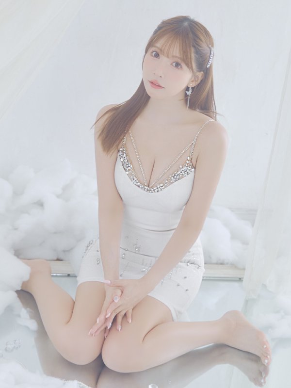 画像15: XSサイズあり【ANGEL R/エンジェルアール】ビジュー/ キャミソール/ ストレッチ/ タイト/ セットアップ/ ミニドレス/ キャバドレス[OF2] (15)